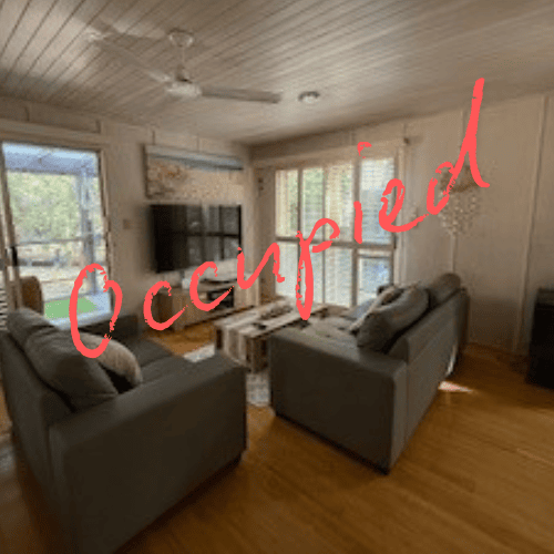 Couran Cove Eco Cabin ECM Lounge Room Image Couran Cove Eco Cabin ECM Lounge Room Image