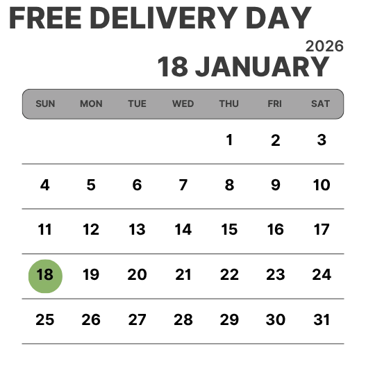 Free delivery day of a Wellington made cat tree company: 18 January 2026. Free delivery day of a Wellington made cat tree company: 18 January 2026.