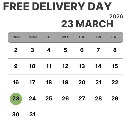 Free delivery day of a Wellington made cat tree company: 18 January 2026. Free delivery day of a Wellington made cat tree company: 18 January 2026.