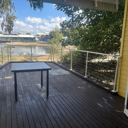 Couran Cove Studio Lagoon 3 Bedroom Lodge LL23 Balcony Image Couran Cove Studio Lagoon 3 Bedroom Lodge LL23 Balcony Image