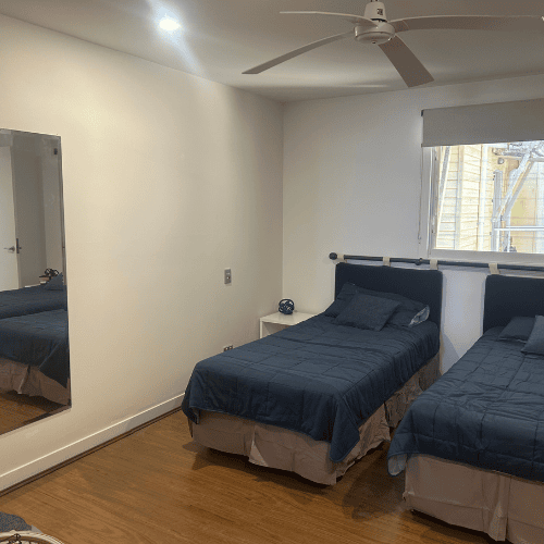 Couran Cove Studio Lagoon 3 Bedroom Lodge LL23 Bedroom 2 beds image Couran Cove Studio Lagoon 3 Bedroom Lodge LL23 Bedroom 2 beds image