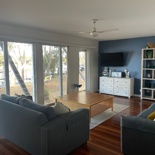 Couran Cove Broadwater Villa BV7 Downstairs Lounge Image Couran Cove Broadwater Villa BV7 Downstairs Lounge Image