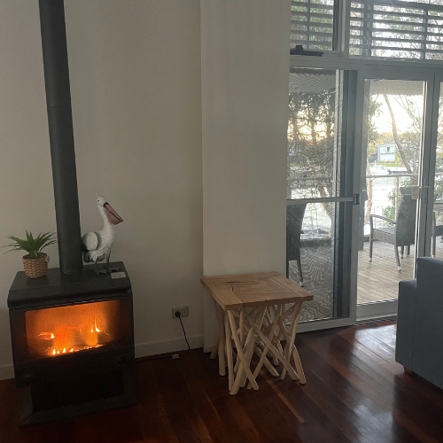 Couran Cove Broadwater Villa BV7 Fire Place Image Couran Cove Broadwater Villa BV7 Fire Place Image