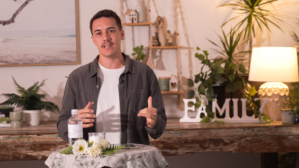 Young Dad speaking at workshop