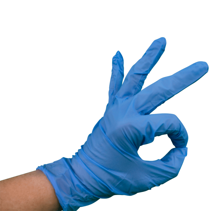 Nitrile Gloves Extra Large Blue - Powder Free & Disposable 100Gloves/Box
