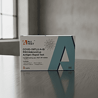 5T AllTest 5in1 ADV/RSV/Influenza A+B/Covid Antigen Combo Rapid Test Cassette Nasal Swab