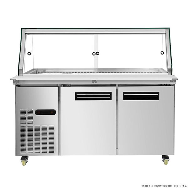 Thermaster Cold Salad & Noodle Bar 4x1/1 GN Pans PG150FA-XG