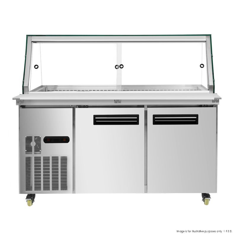 Thermaster Cold Salad & Noodle Bar 4x1/1 GN Pans PG150FA-XG