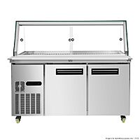 Thermaster Cold Salad & Noodle Bar 4x1/1 GN Pans PG150FA-XG