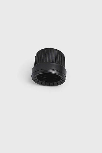 Black Tamper Screw Cap for 100ml Euro Bottle