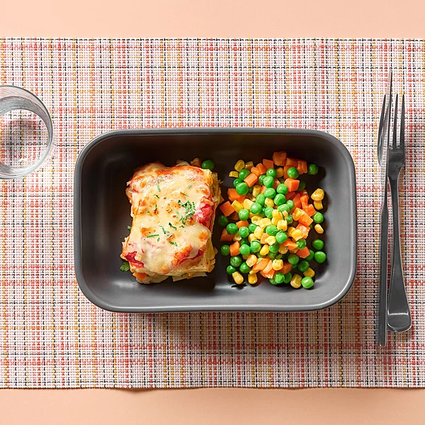 Italian Homestyle Vegetarian Lasagna, Mixed Vegetables