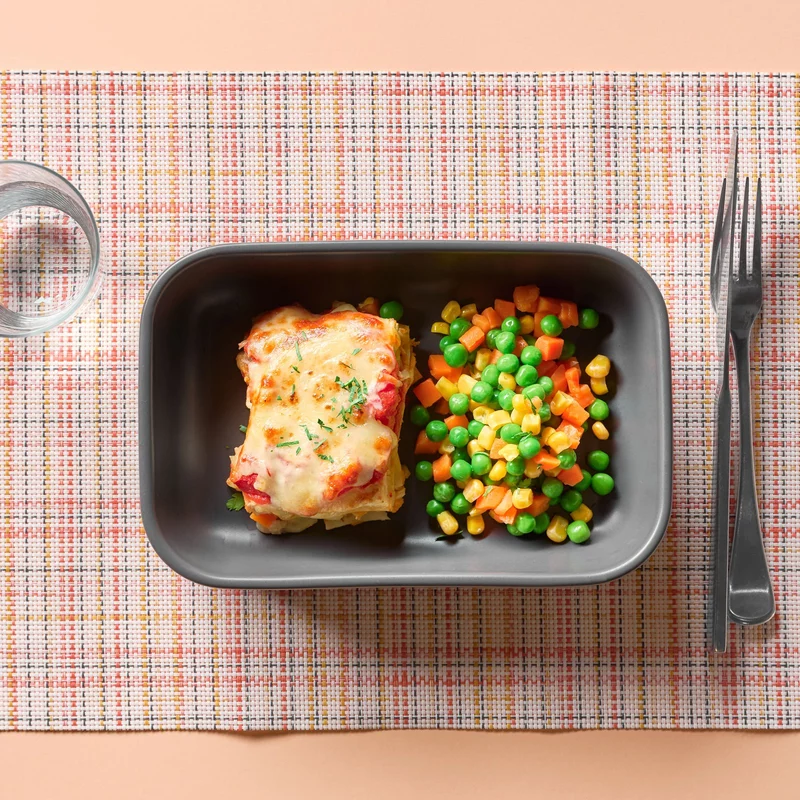 Italian Homestyle Vegetarian Lasagna, Mixed Vegetables