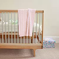 Baby Knit Blanket Royal Blue 1