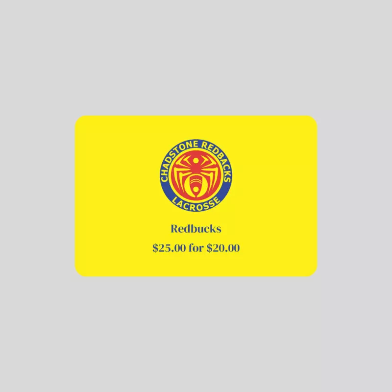 Redbucks (Available from Canteen Only)