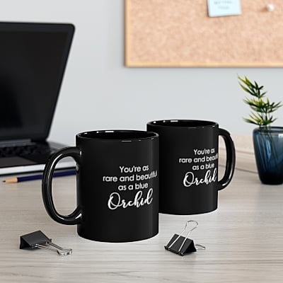 Beautiful As A Blue Orchid Coffee Mug