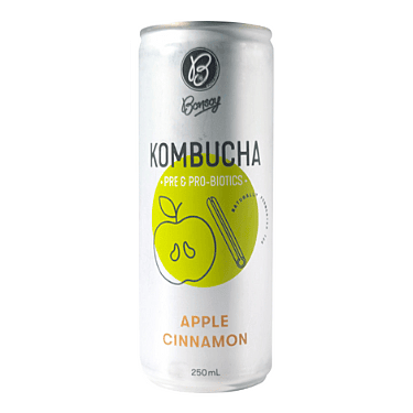 Bonsoy Apple Cinnamon Kombucha 250ml