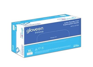 GloveOn Innova Latex Examination Gloves Powder Free Box of 100