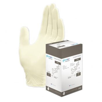GloveOn Hamilton Sterile Latex Powder Free Surgical Gloves Natural GloveOn Hamilton Sterile Latex Powder Free Surgical Gloves Natural