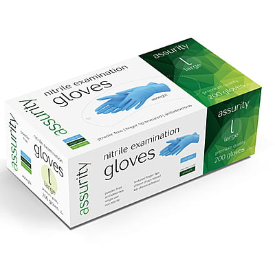 Nitrile Examination Gloves Pack of 200 Nitrile Examination Gloves Pack of 200