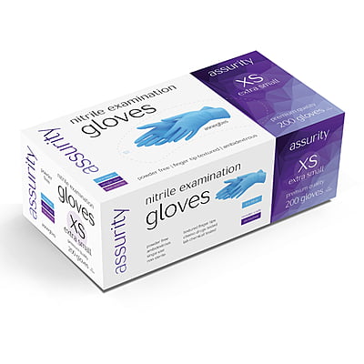 Nitrile Examination Gloves Pack of 200 Nitrile Examination Gloves Pack of 200