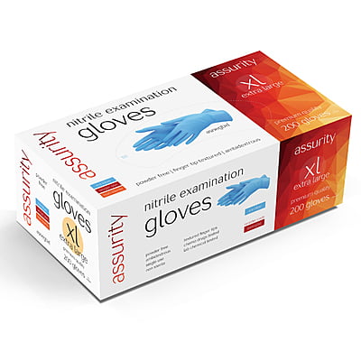 Nitrile Examination Gloves Pack of 200 Nitrile Examination Gloves Pack of 200