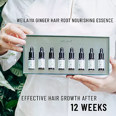 WEILAIYA GINGER HAIR ROOT NOURISHING ESSENCE FOR HAIR LOSS & HAIR GROWTH