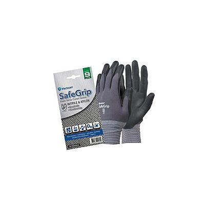 Medicom SafeGrip Foam Nitrile Coated Gloves Black 1 Pair Medicom SafeGrip Foam Nitrile Coated Gloves Black 1 Pair