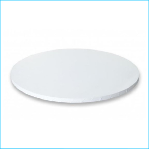 Rounded Cake Board 5mm Thick white