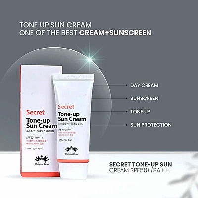 CHRISTIAN DEAN SECRET TONE-UP SUN CREAM