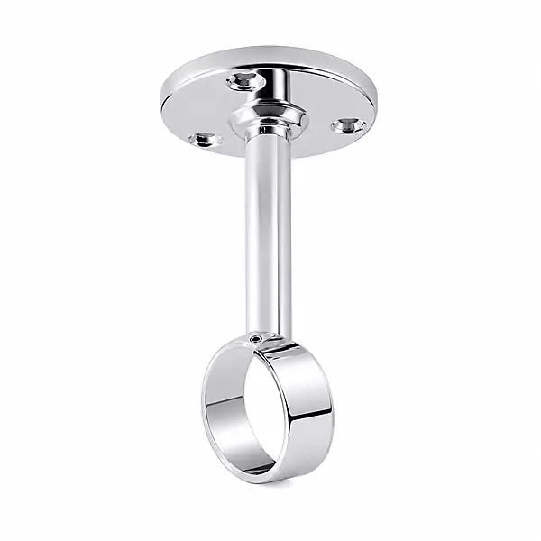 25mm Round Rail Centre Pillar Support – Chrome