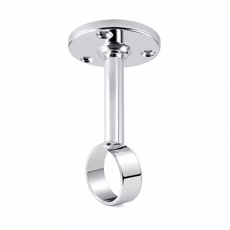 25mm Round Rail Centre Pillar Support – Chrome