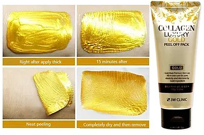 3W CLINIC COLLAGEN LUXURY GOLD PEEL OFF