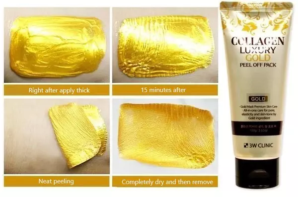 3W CLINIC COLLAGEN LUXURY GOLD PEEL OFF