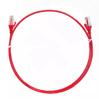 4Cabling 0.15m Cat 6 Ultra Thin LSZH Ethernet Network Cable - Red