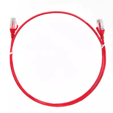 4Cabling 0.15m Cat 6 Ultra Thin LSZH Ethernet Network Cable - Red