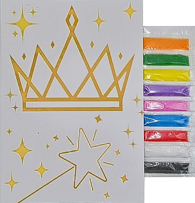 Purim Crown and Wand Sand Craft