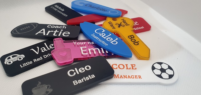 Basic Name Badge 75x25mm Basic Name Badge 75x25mm