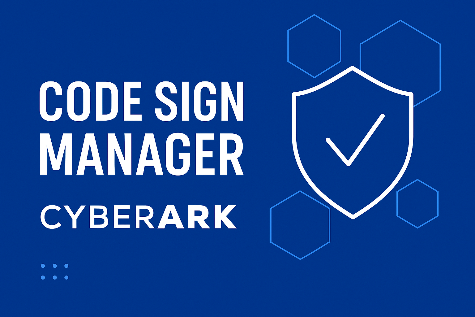 Code Sign Manager