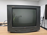Vintage 21" CRT TV Silver Vintage 21" CRT TV Silver