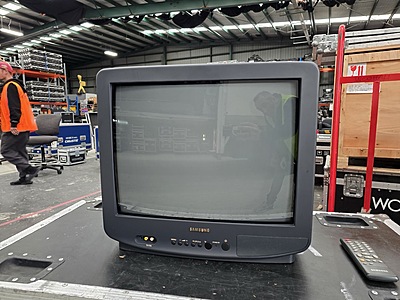 Vintage 20" CRT TV Silver (Samsung)