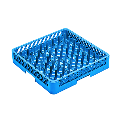 Pro Equip Dishwash Plate & Tray Rack 64 Peg 500 x 500 x 100mm
