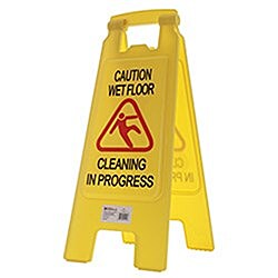 NAB Clean Sign  Caution Wet Floor  [Pack of 6]
