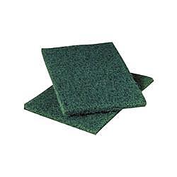 Green & Yellow SMALL Sponge Scourer 7.5 x 10cm [Pkt of 10]