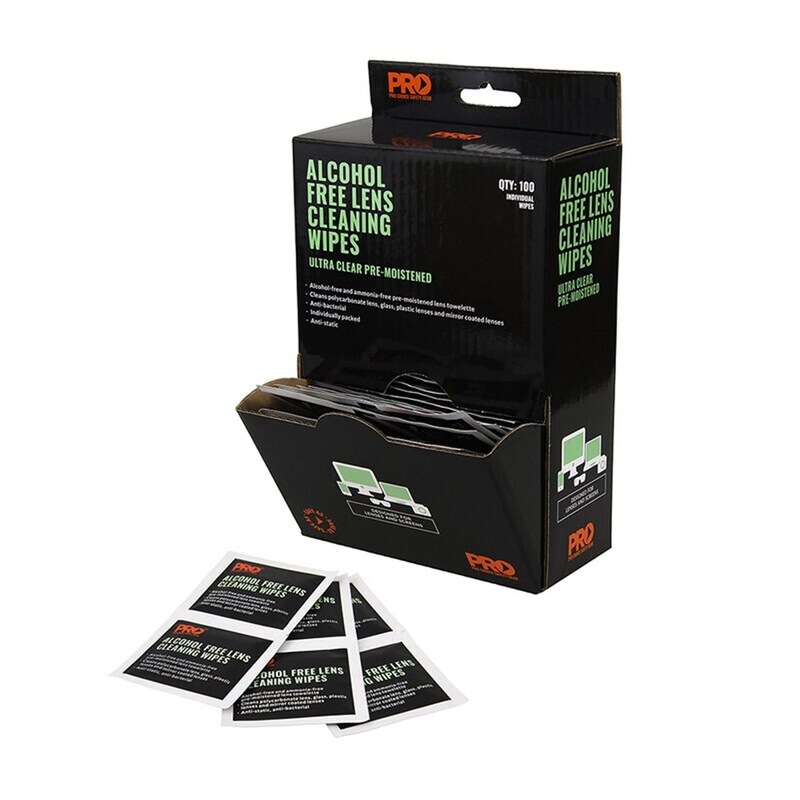 ProChoice Lens Cleaning Wipe Alcohol Free Pack of 100