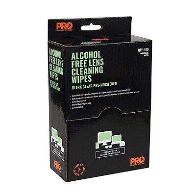 ProChoice Lens Cleaning Wipe Alcohol Free Pack of 100