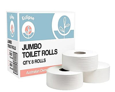 Jumbo Toilet Tissue 2 Ply 300m Rolls Carton of 8 Jumbo Toilet Tissue 2 Ply 300m Rolls Carton of 8