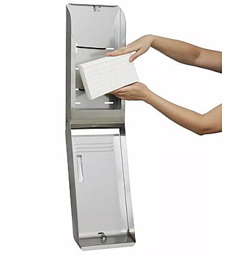 Stainless Steel Compact Towel Dispenser