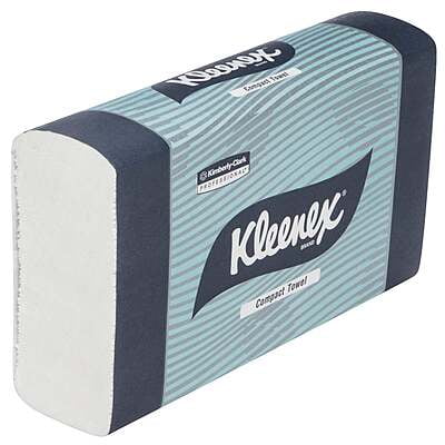 Kleenex Compact Hand Towel 29.5 X 19cm 90 Towels Carton of 24 Kleenex Compact Hand Towel 29.5 X 19cm 90 Towels Carton of 24