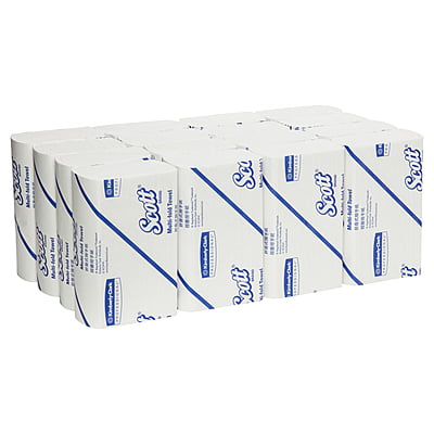 Scott Interleaved Towel 23.8x23.8cm 250 Sheet Carton of 16 Scott Interleaved Towel 23.8x23.8cm 250 Sheet Carton of 16