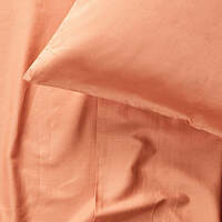Cotton Sateen Bed Sheet Pink Terracota